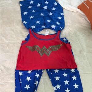 Superhero Costume for Kids or small ladies - Red and Blue